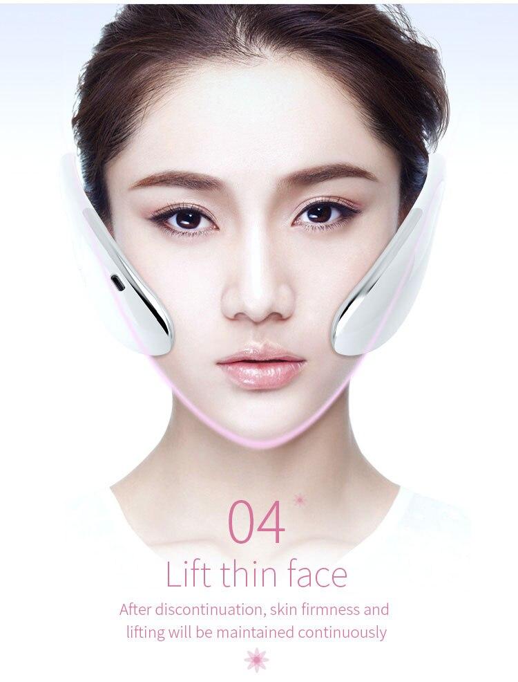 Anti-aging V-type Slimming Lifting Firming Facial Instrument Masseter Mask EMS Facial Lifter Smart Face-lifting Device Face Care