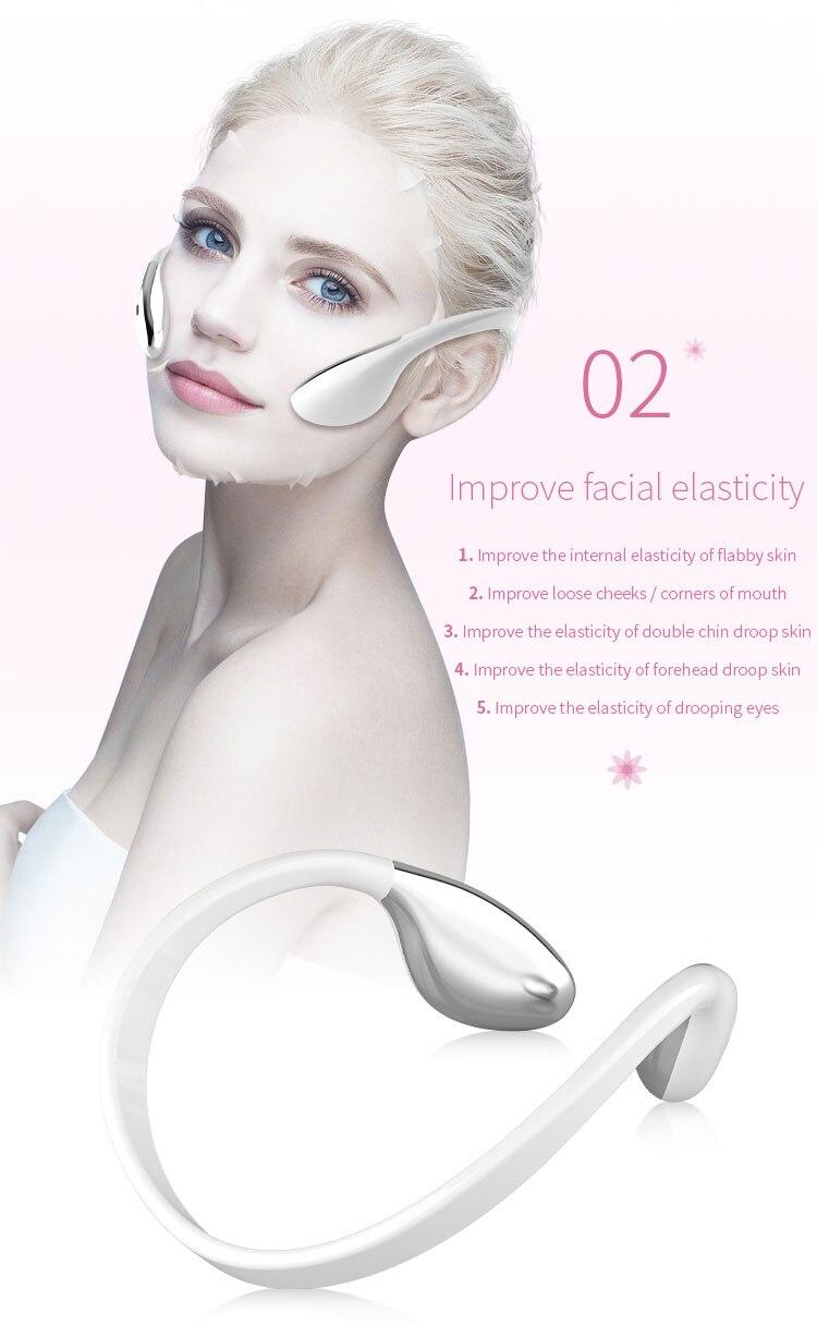 Anti-aging V-type Slimming Lifting Firming Facial Instrument Masseter Mask EMS Facial Lifter Smart Face-lifting Device Face Care