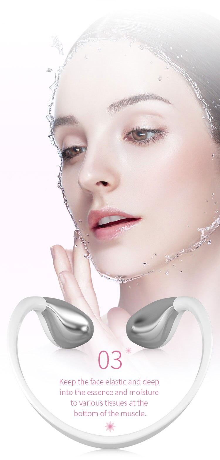 Anti-aging V-type Slimming Lifting Firming Facial Instrument Masseter Mask EMS Facial Lifter Smart Face-lifting Device Face Care