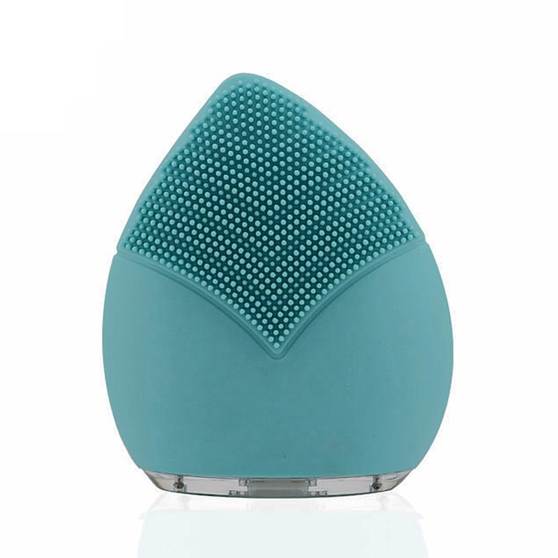 Electric Silicone Facial Cleansing Brush Sonic Vibration Massage USB Rechargeable Smart Ultrasonic Face Cleaner Beauty Tool