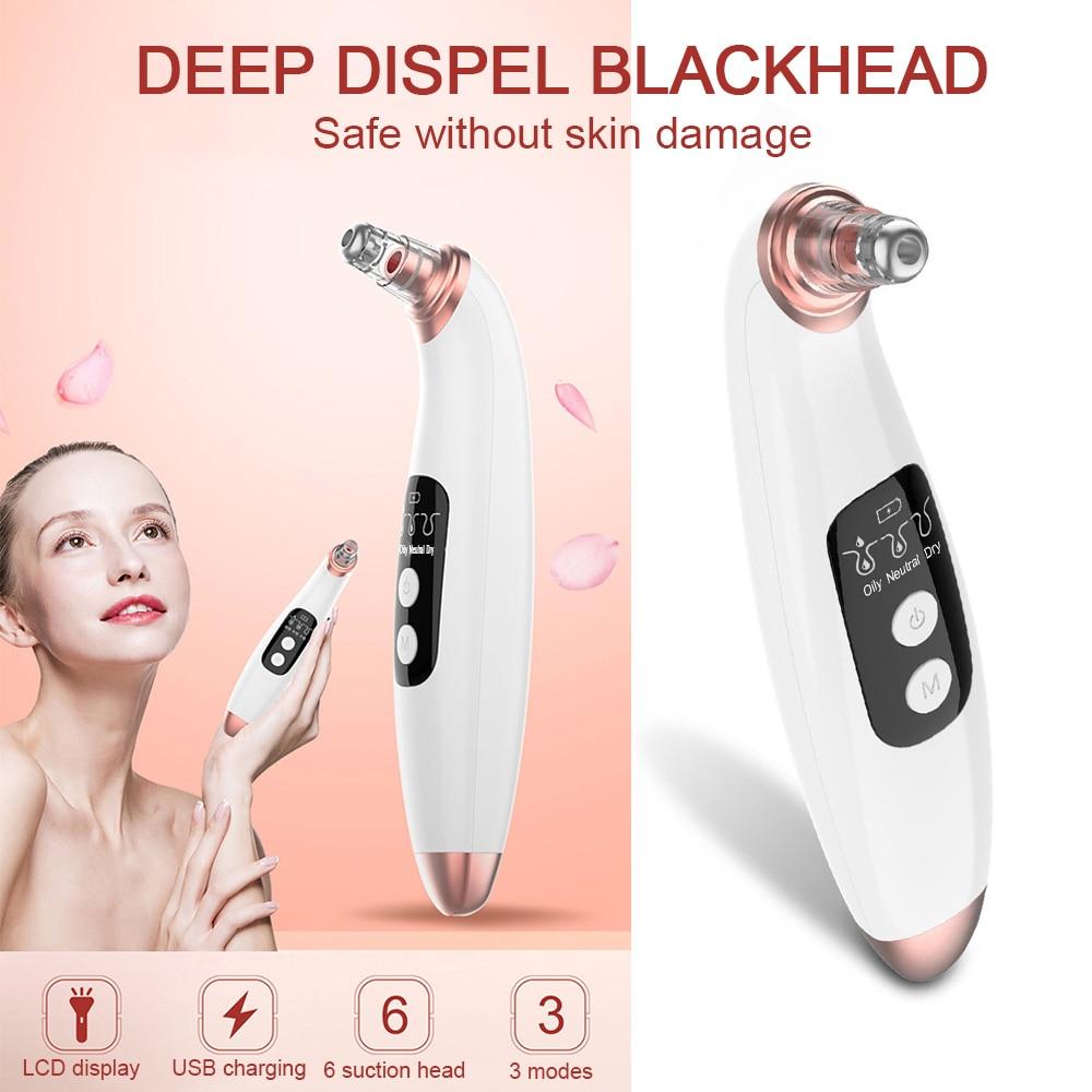 Smart WIFI Visual Electric Blackhead Remover Vacuum Suction Pore Cleaner Built-in 20X 5.0MP Camera Acne Removal Cleaning Tool