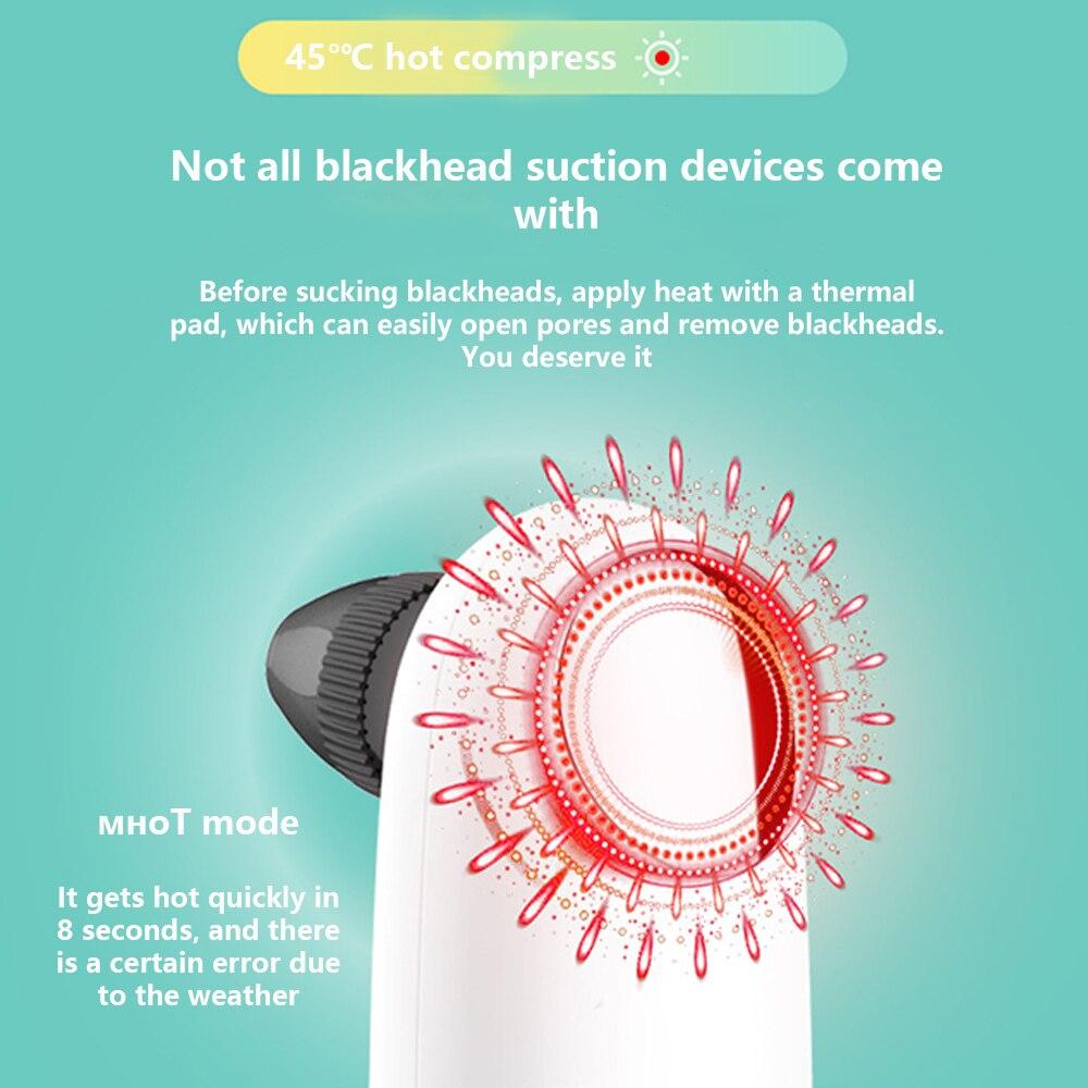 2021 New Blackhead Remover Vacuum Pore Cleaner Tool Visual Smart WIFI Blackhead Cleaner Pore Cleaner HD Camera Acne Removal Tool