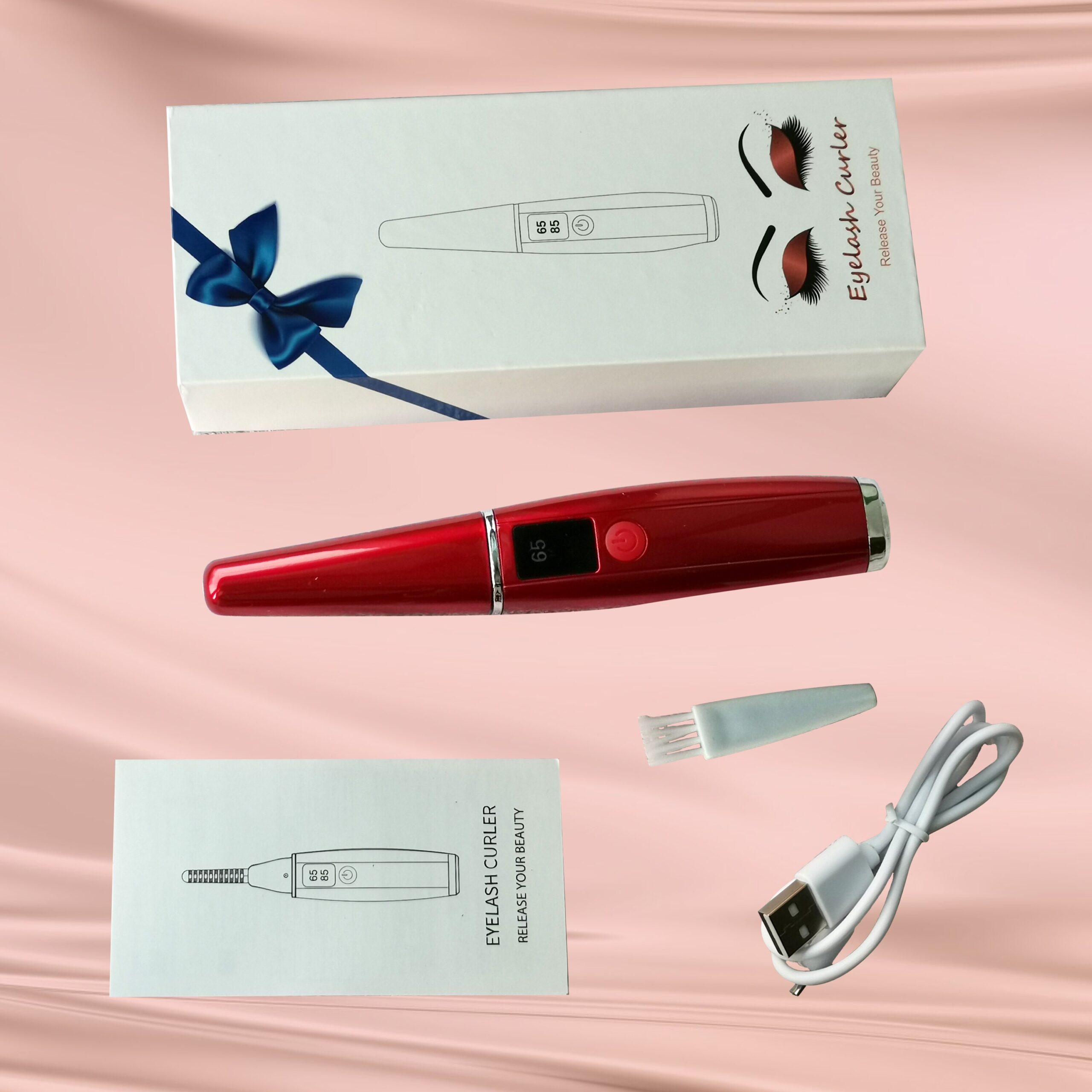 New Smart Temperature Control Electric Eyelash Curler, Safety Heated with LCD Display, USB Charge Portable Long Lasting