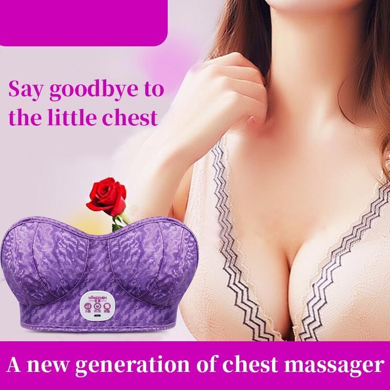 MZ Electric Bra Massager Breast Enlarging Bra Beauty Chest Breast Sagging Infrared Hyperplasia Tourmaline Massage Vibration Bra