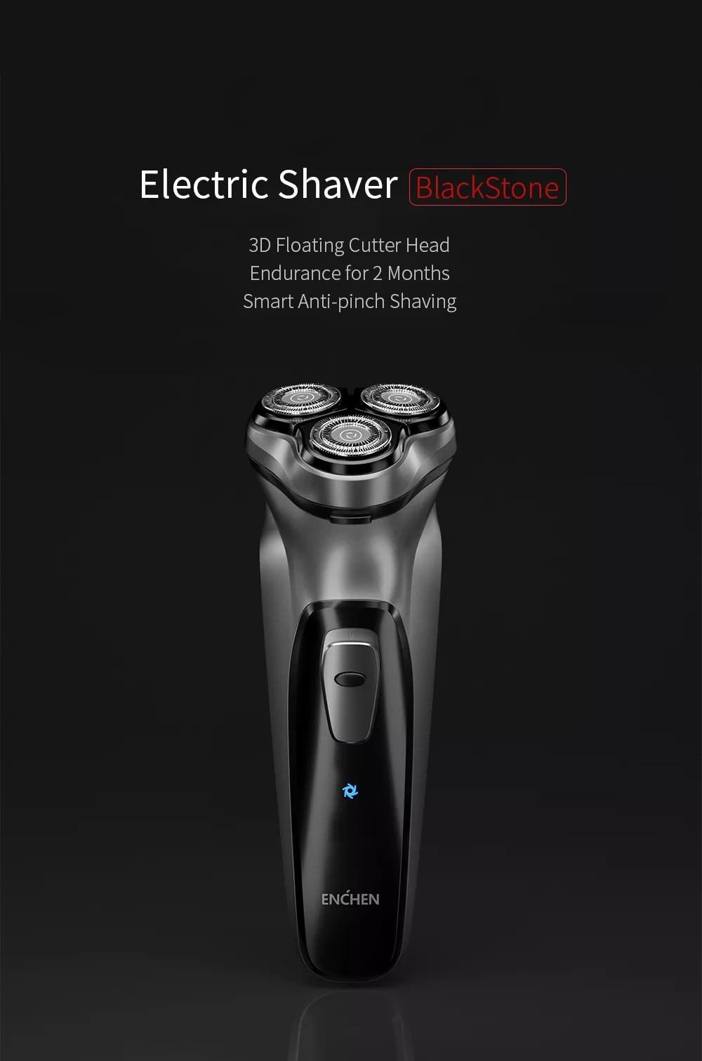 ENCHEN BlackStone 3D Electric Face Shaver For Men USB Smart Rechargeable Fast Charging Electric Razor Beard Shaving Machine