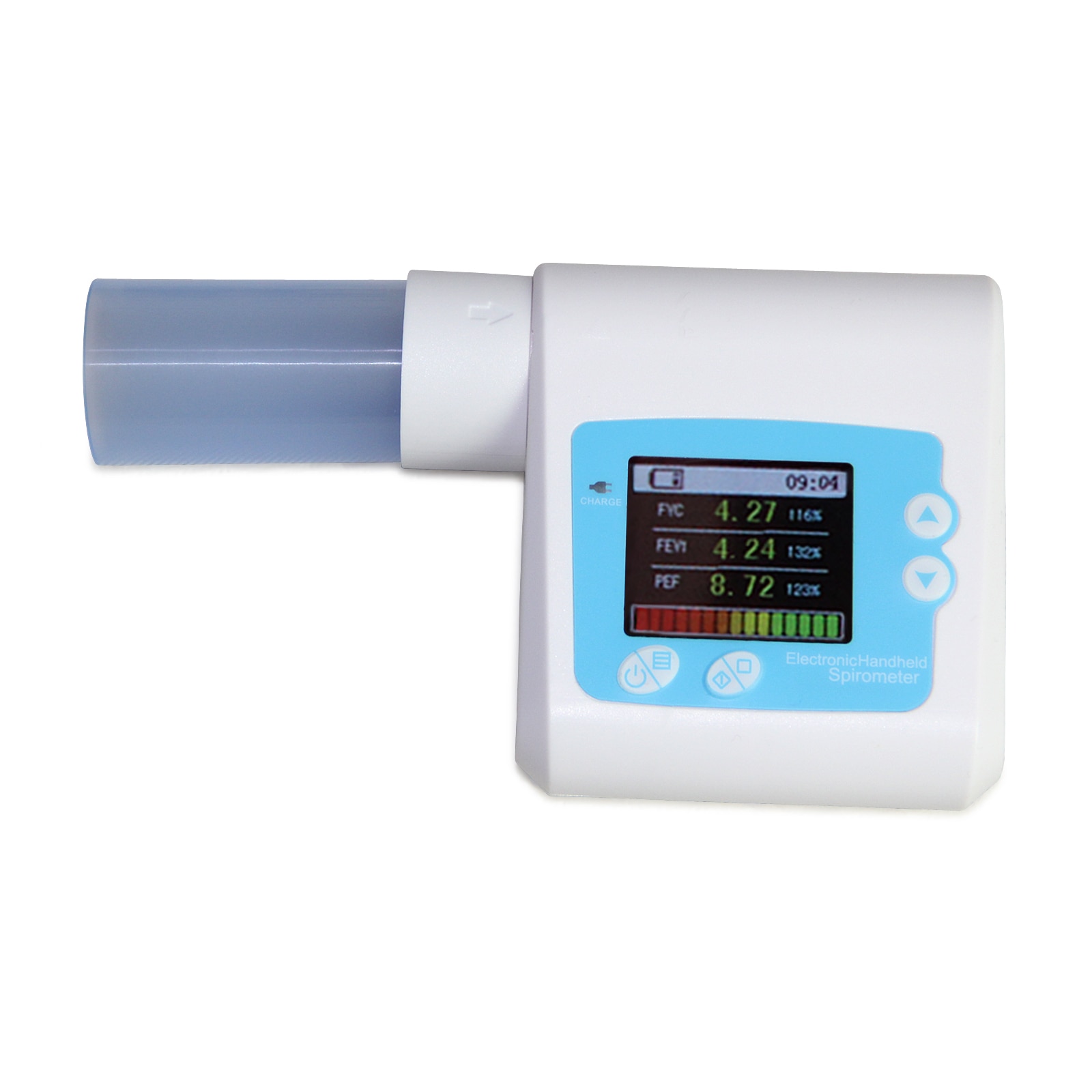 Bluetooth SP10W Digital Spirometer Lung Function Breathing Respiratory Diagnosis Monitor with 10PCS Mouthpiece PC Software