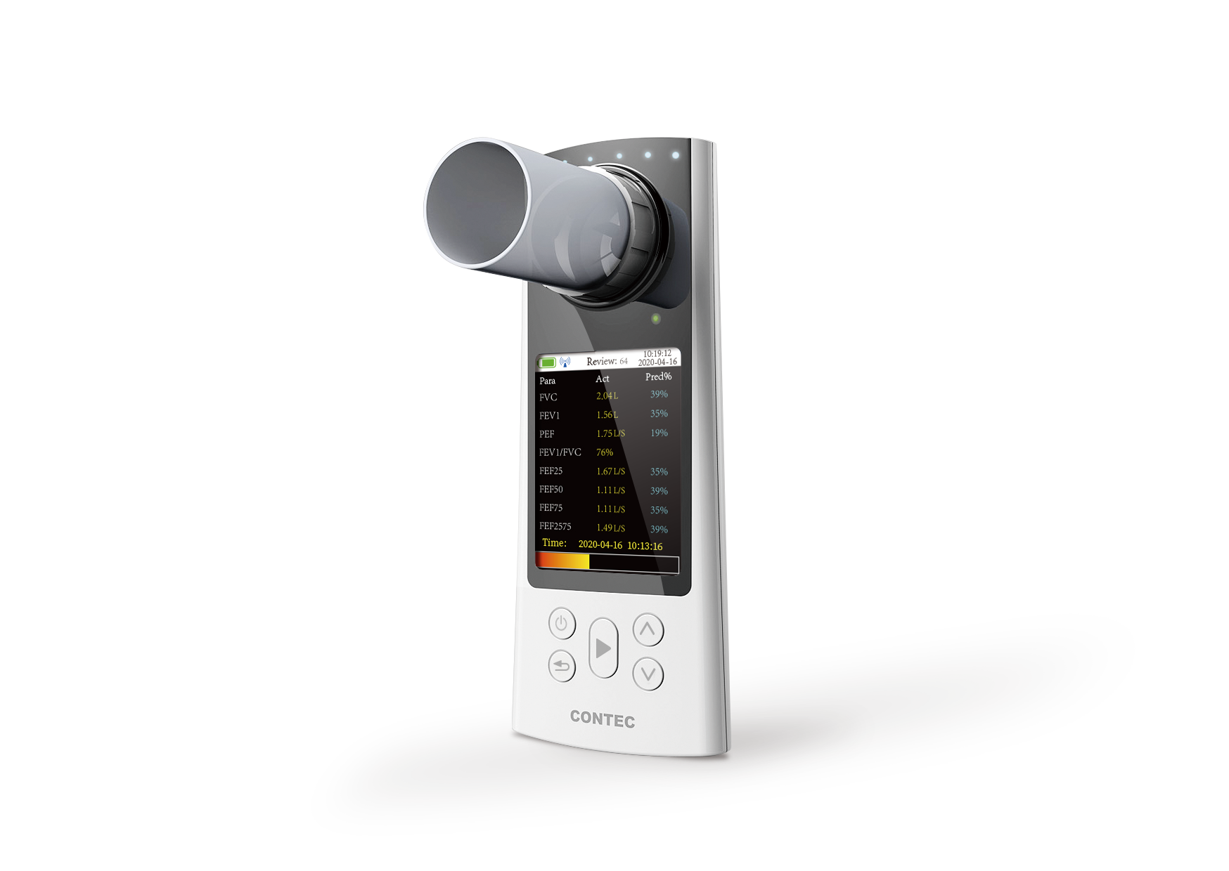CONTEC Portable Handheld Spirometer Bluetooth USB Date Transsion Mode Simple Operation Free Shipping