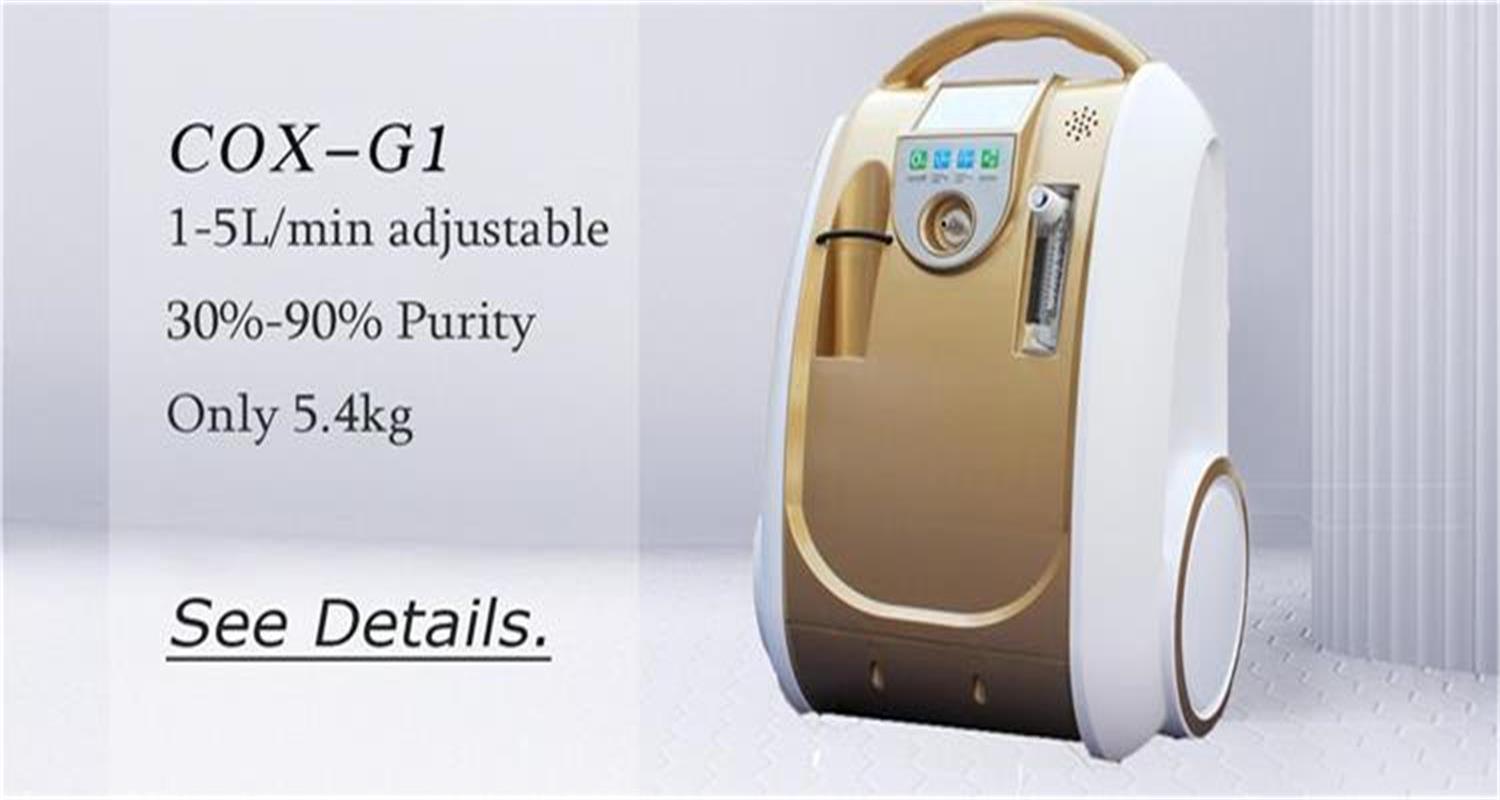 XGREEO Mini Oxygen Concentrator 8 Hours Battery Use Oxygen Generator 24 Hours Continuous Operation Oxygen Making Machine
