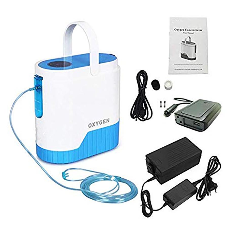 XGREEO Home Car Care Portable Oxygen Concentrator Low Operation Noise Oxygen Machine 90% Concentration Oxygen Generator