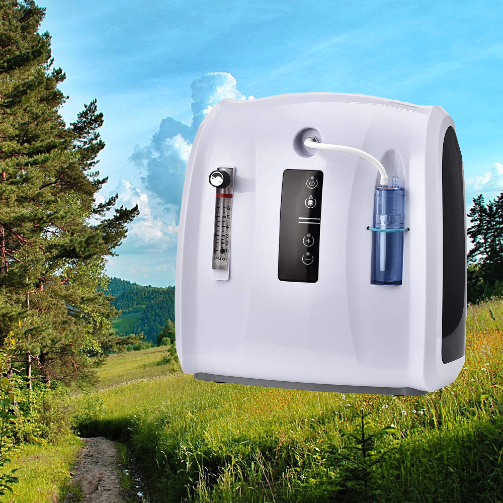 Portable Oxygen Concentrator Machine 1-6L Adjustable 30%-90% Oxygen Machine O2 Bar for home use Atomization