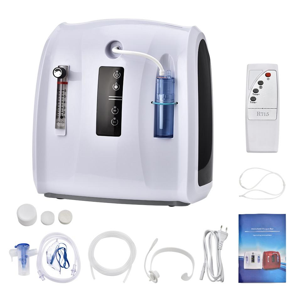 AUPORO Oxygen Concentrator 1-6L/Min Adjustable Oxygen Machine For Home Travel Use Remote Control