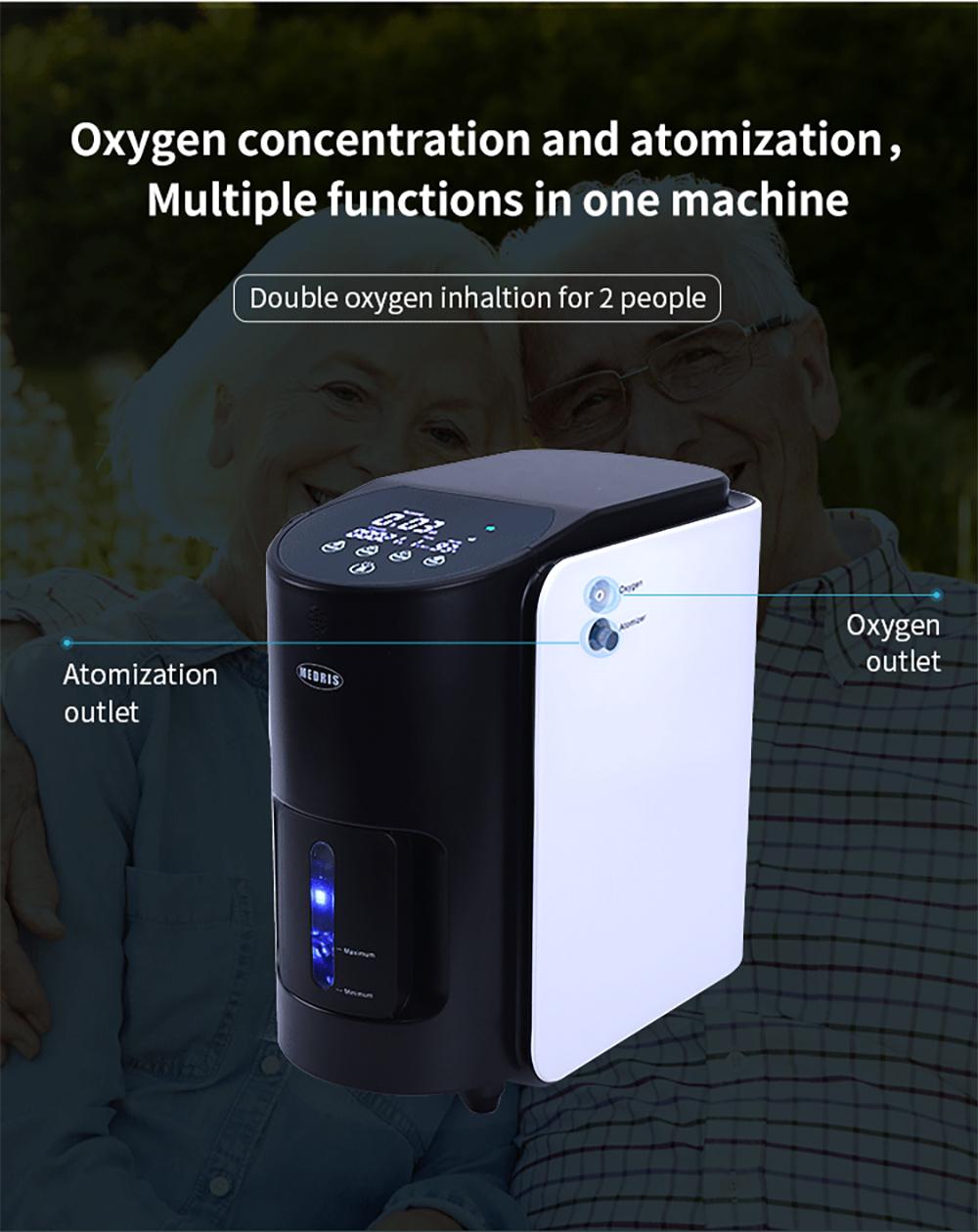 1-7L/min Adjustable Portable Oxygen Making Machine Oxygen Concentrator Machine Generator Without Battery Air Purifier 220V/110V