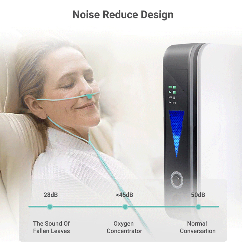 1L/min Portable Oxygen Concentrator Generator Household Atomizer Oxygen Inhaler Portable Negative Ion Oxygen Machine For Car