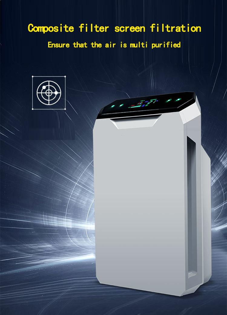 Air Purifier for Home 3H HEPA Filters Portable Ionizer Negative Ion Generator Oxygen Machine Purificateur Air Cleaner Freshener