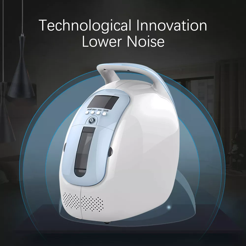 1~5 Liter Quiet Oxygen Generator With Nebulizer Function Oxygen Concentrator Machine Mini Portable Air Purifier For Home Use