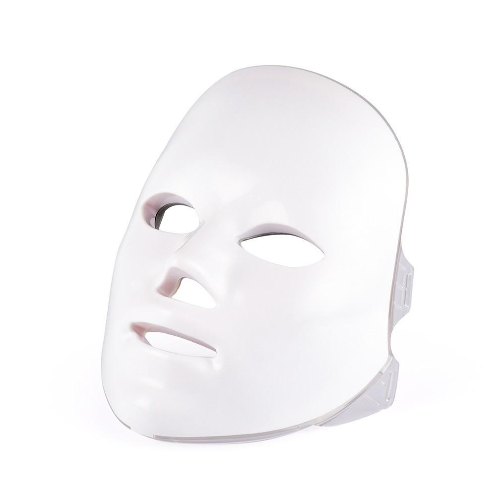 LED Facial Mask Beauty Skin Rejuvenation Photon Light 7 Colors Mask Therapy Wrinkle Acne Tighten Skin Tool Facial Machine